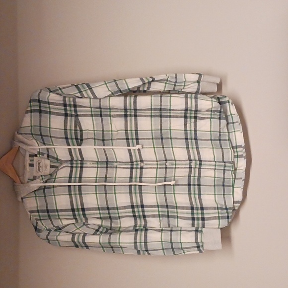 American Eagle Outfitters Tops - Woman's American Flanel With Hood